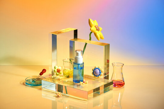 Laboratory Research Of Cosmetics For Natural Ingredients