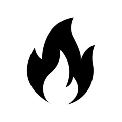 Fire Icon Vector Symbol Design Illustration