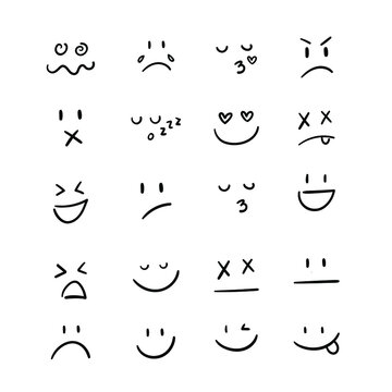 easy smiley faces to draw