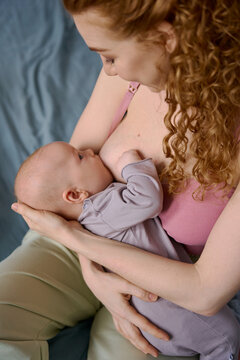 lactating woman