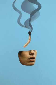 Burnt out concept