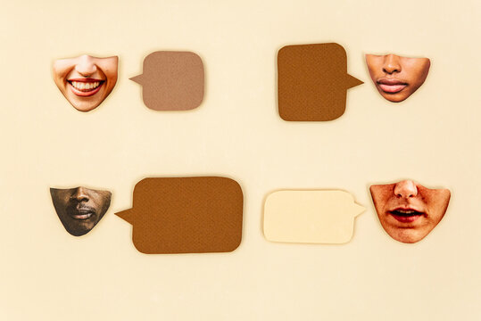 Inclusive language collage