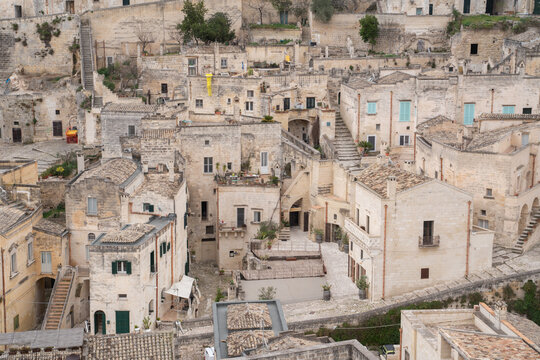 Architecture Of Matera, City At South Italy.