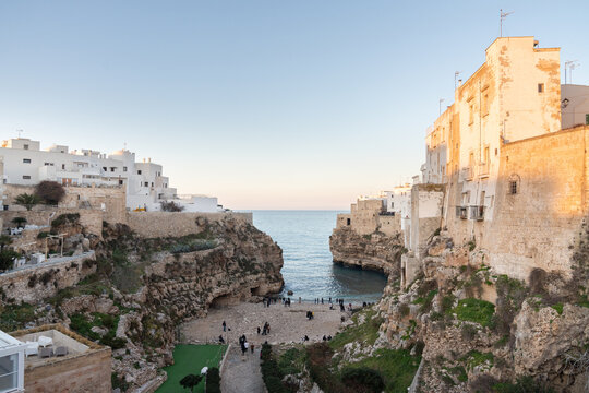 Polignano A Mare, Landscape At South Italy