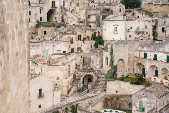Ancient Town View. Matera, Italy.