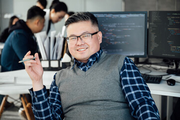 Businessman in the office