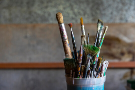 Assortment of Paintbrushes