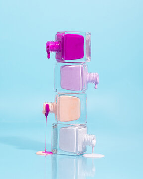 Nail Polish Stack Drip