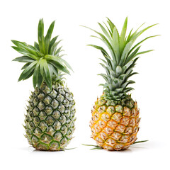 Fototapeta premium Pineapple on a white background