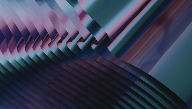 Abstract blue metal