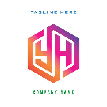 YH  lettering logo is simple, easy to understand and authoritative