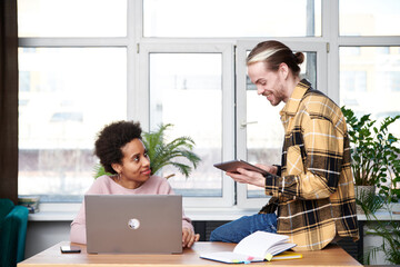 Freelancers hold a meeting