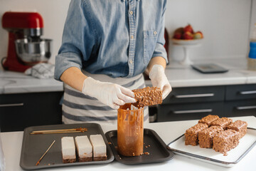 A home-made dessert business. Favorite hobby