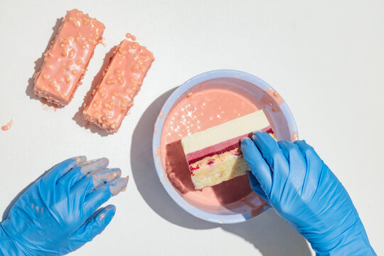 Sweets production, dessert cooking hobby