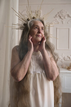 old ukrainian woman