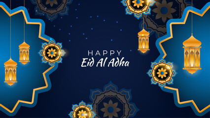 Elegant Eid-Al-Adha mubarak background