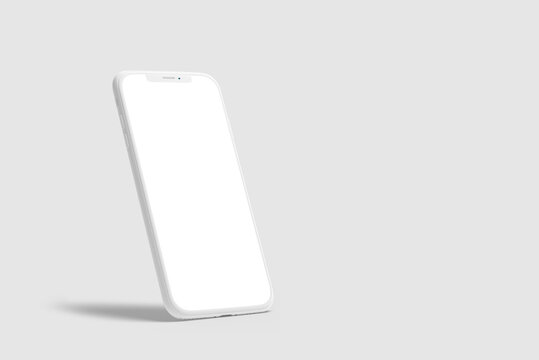 Clay Mobile For Mockup Blank 