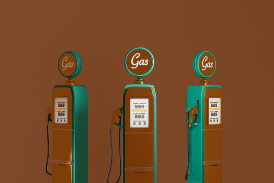 Petrol gold station