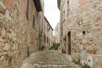 Cobblestone street