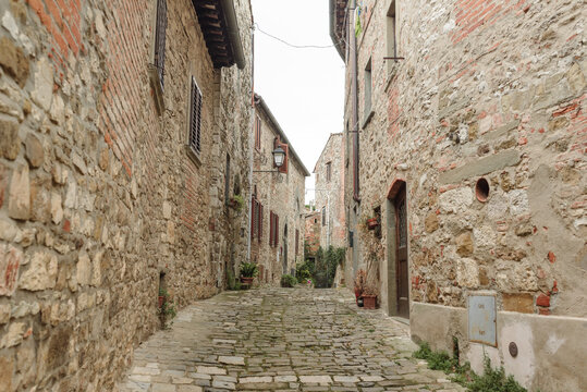 Fototapeta Cobblestone street