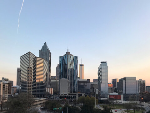 Atlanta City Skyline