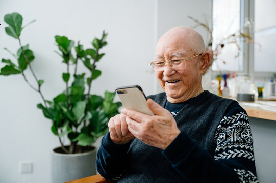 Portrait Of Asian Senior Man