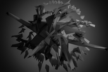 Abstract black color background