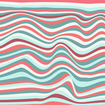 Striped retro styled pattern background