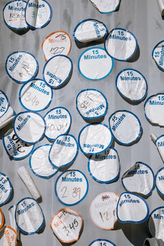 Covid Vaccine Waiting Time Stickers