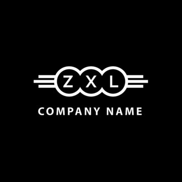 ZXL letter logo design on black background. ZXL creative initials letter logo concept. ZXL letter design. 