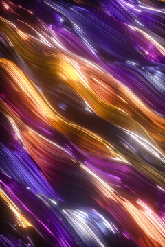 Abstract Digital 3D Stripes background