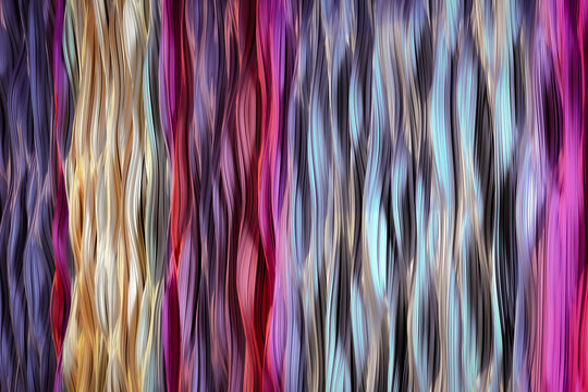Abstract Digital 3D Stripes background