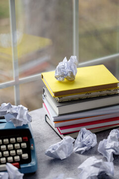 Crumpled up papers