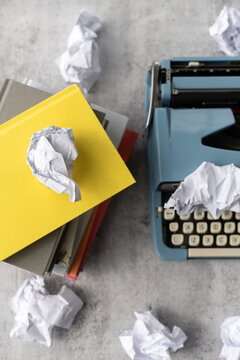 Crumpled up papers