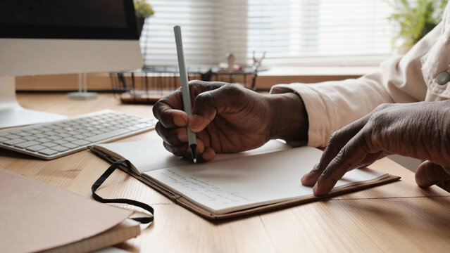 University Student Doing Homework
