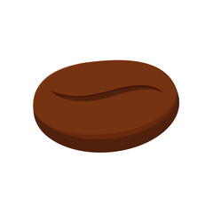 Coffee beans vector. Coffee beans on white background. free space for text.