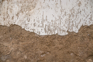 A wall with old peeling plaster as a beautiful backdrop.