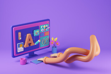 Graphic design concept