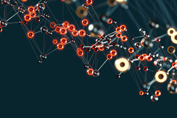 Geometric background of connected lines and points