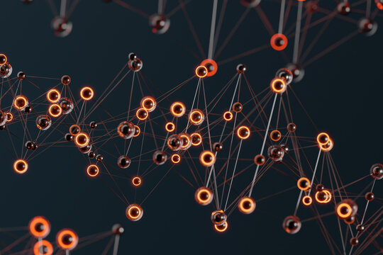 Geometric background of connected lines and points