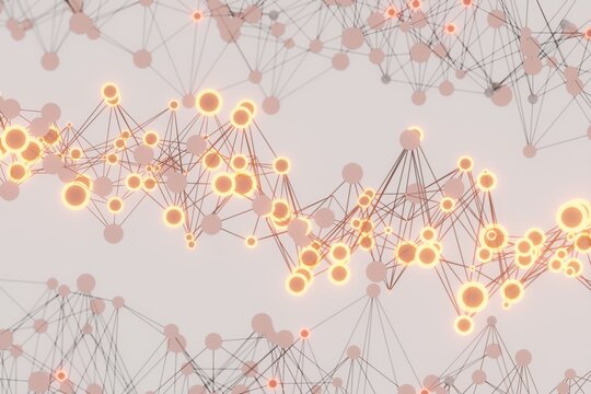 Geometric background of connected lines and points
