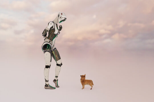 Robot dog humour