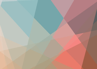 Obraz premium Abstract computational color Polygones background illustration