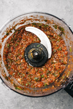 Salsa in a blender