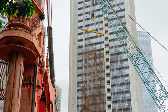 excavator equipment at work