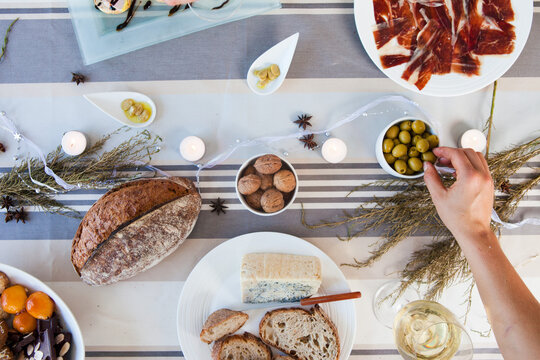 Spanish snack table