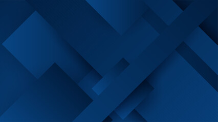 Modern dark blue background shine blue line. Overlap layers with paper effect on textured background. Template vector.