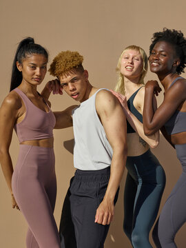 cool diverse group of friends