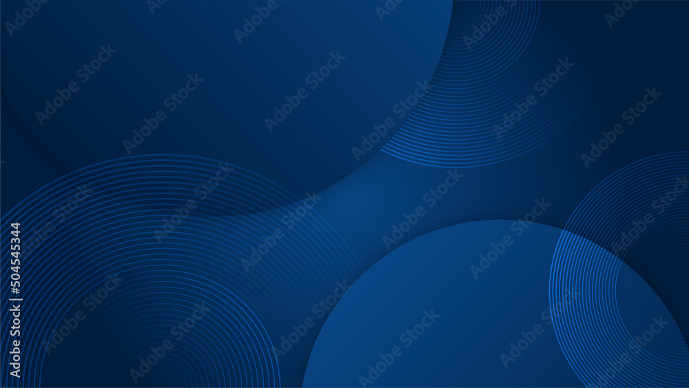 Poster simple minimal 3d dark blue abstract business presentation background with light stripes and overlap