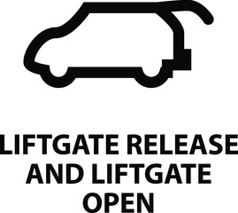 Vector isolated car dashboard icon with description